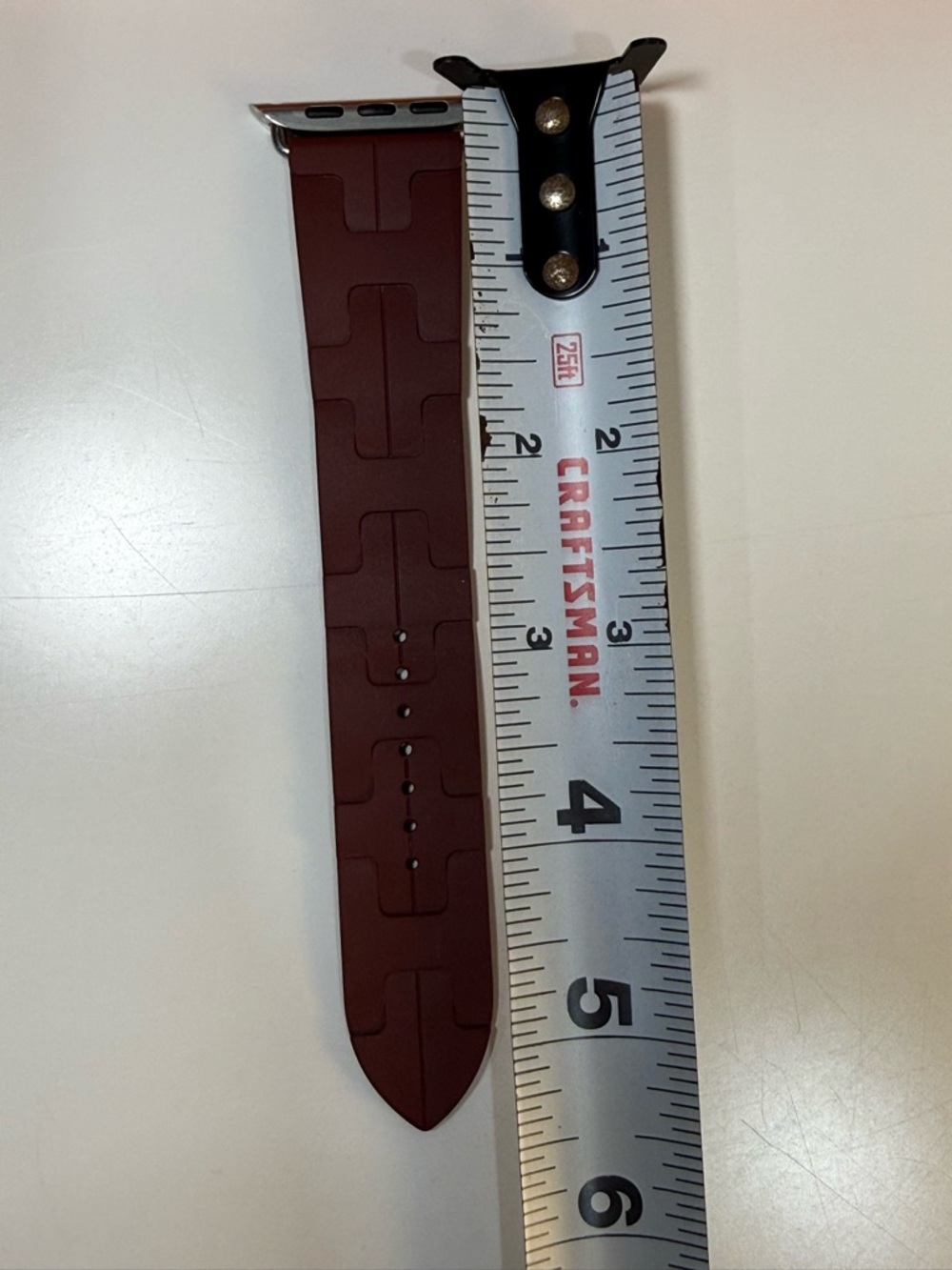 Apple Watch Hermès 45mm Rouge H Kilim Band w/ Stainless Steel Deployment Buckle - Picture 12 of 16